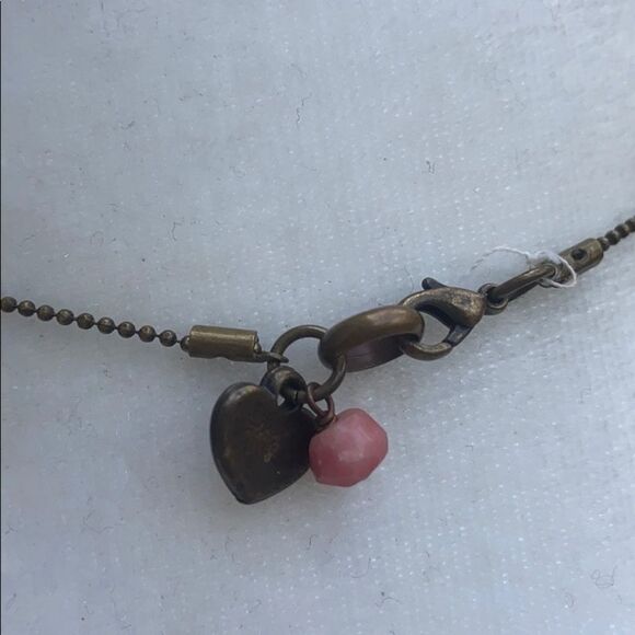 Jamie Pink Pendant Long Necklace - Picture 6 of 6